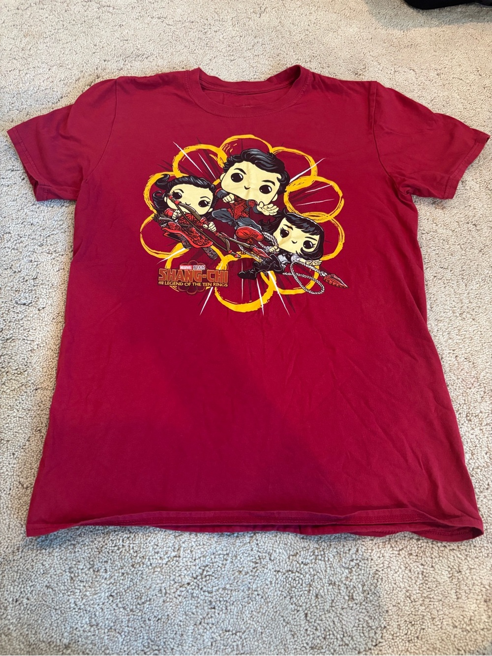 Shang-Chi Legend of the Ten Rings Funko Marvel Studios Boys T-Shirt Tee Medium